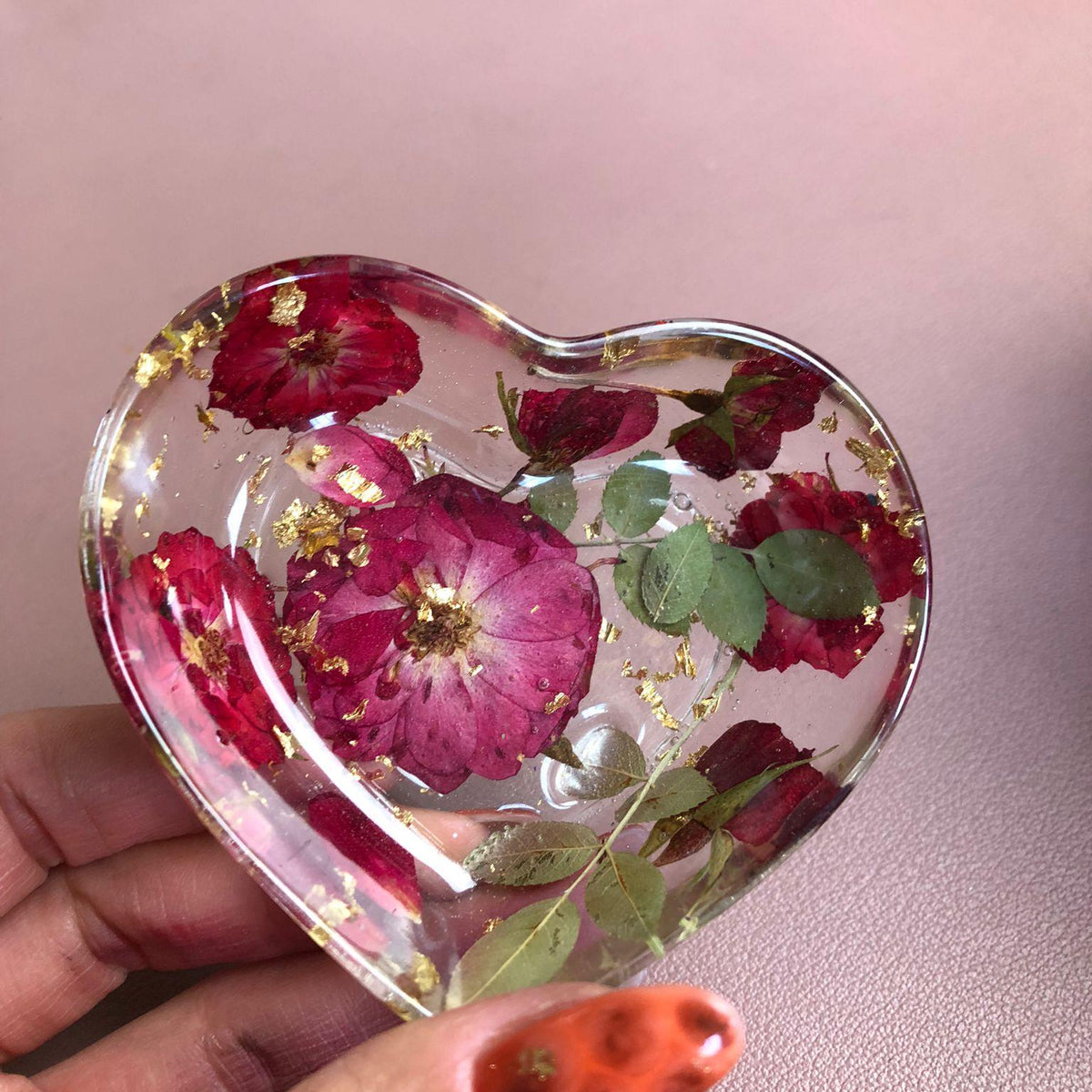 Heart-Shaped Resin Trinket Dish Kit - Microfleur