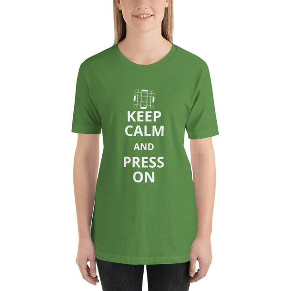 Keep Calm and Press On T-Shirt - Microfleur