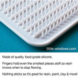 Large Silicone Doming Tray for Resin Jewelry and Art - Microfleur