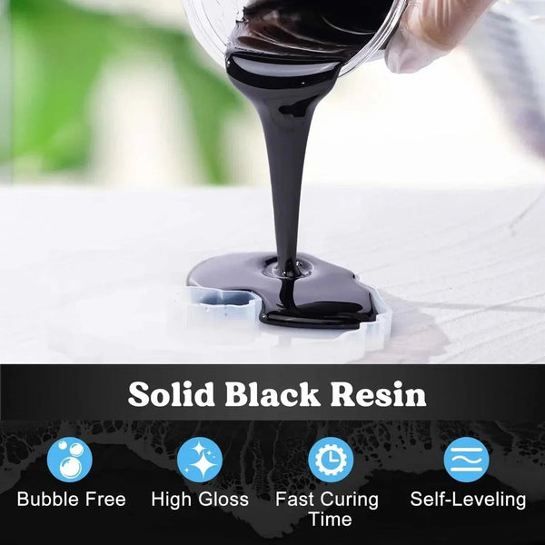 Let's Resin Epoxy Resin - Black (44 oz) - Microfleur