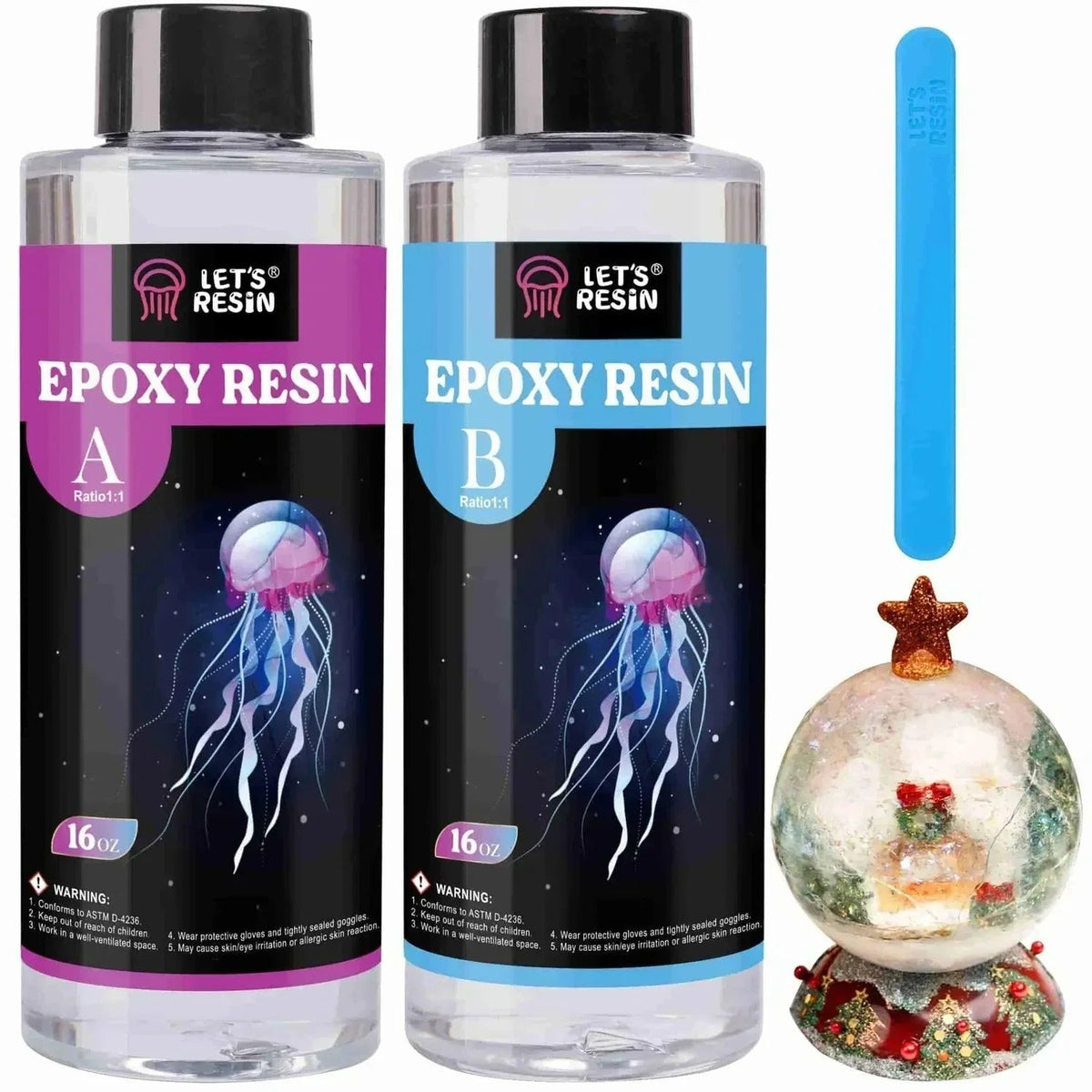 Let's Resin Epoxy Resin - Clear (32 oz) - Microfleur