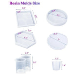 Let's Resin UV Resin Kit - Coasters - Microfleur