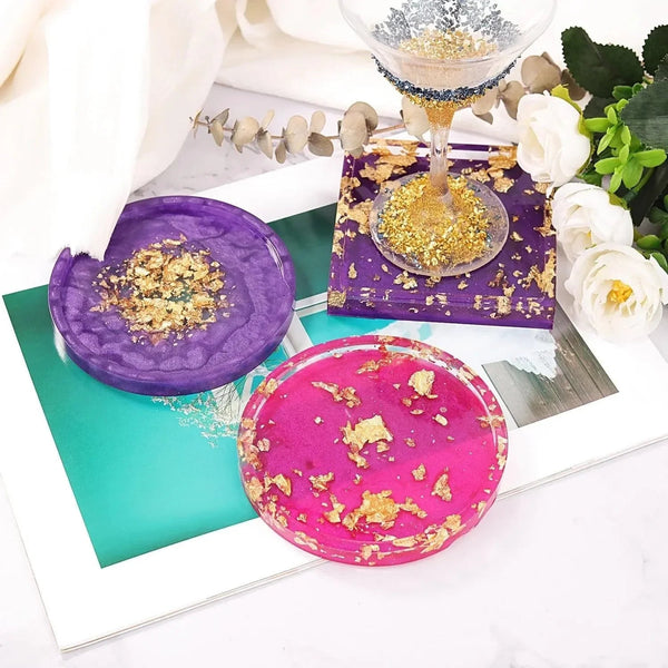 Let's Resin UV Resin Kit - Coasters - Microfleur