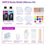 Let's Resin UV Resin Kit - Coasters - Microfleur