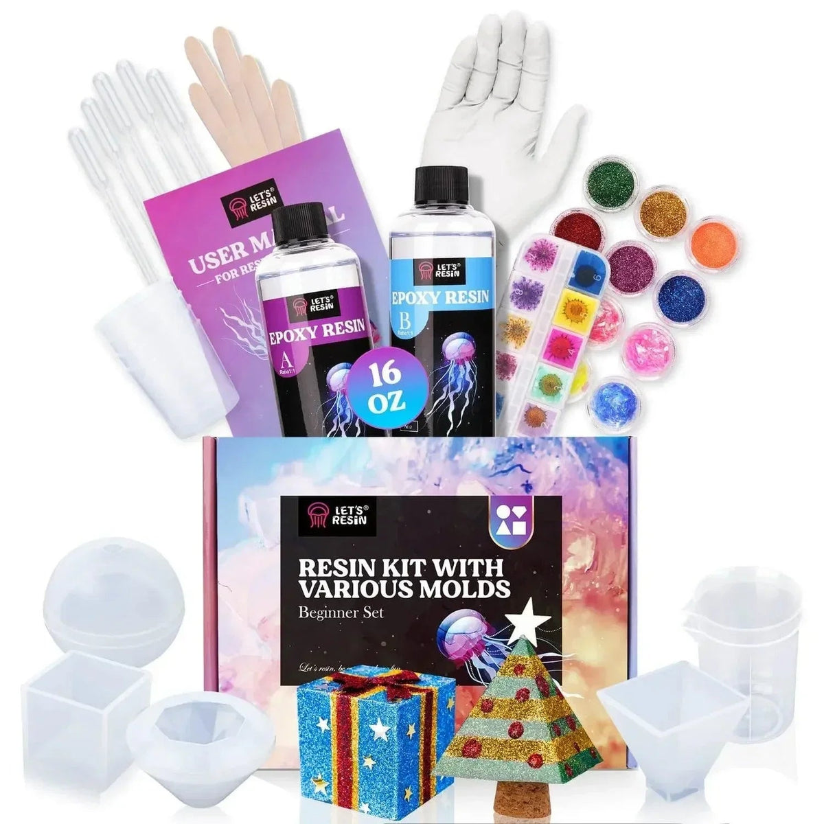 Let's Resin UV Resin Kit - Home Decor - Microfleur
