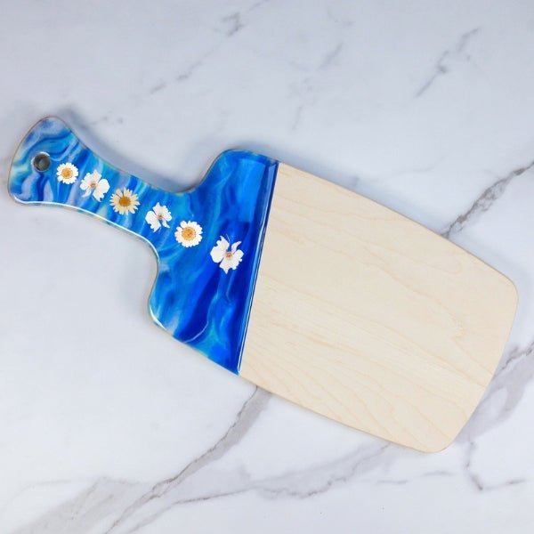 Marbled Resin Wood Board - Microfleur