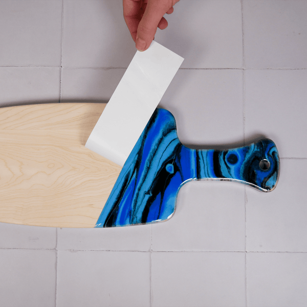 Marbled Resin Wood Board - Microfleur