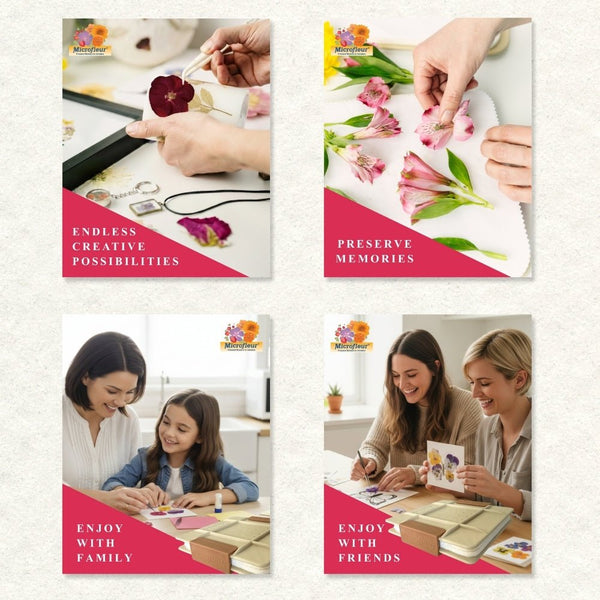 Microfleur Regular Flower Press Kit - Microfleur
