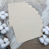 Oat Handmade Cotton Paper (Set of 10) - Microfleur