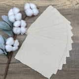 Oat Handmade Cotton Paper (Set of 10) - Microfleur