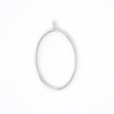 Oval Open Back Bezel Pendant - Microfleur