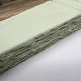 Pale Green Handmade Cotton Paper (Set of 10) - Microfleur