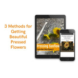 Pressing Sunflowers Online Course - Microfleur