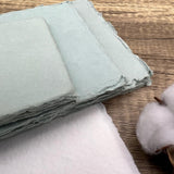 Sage Mist Handmade Cotton Paper (Set of 10) - Microfleur