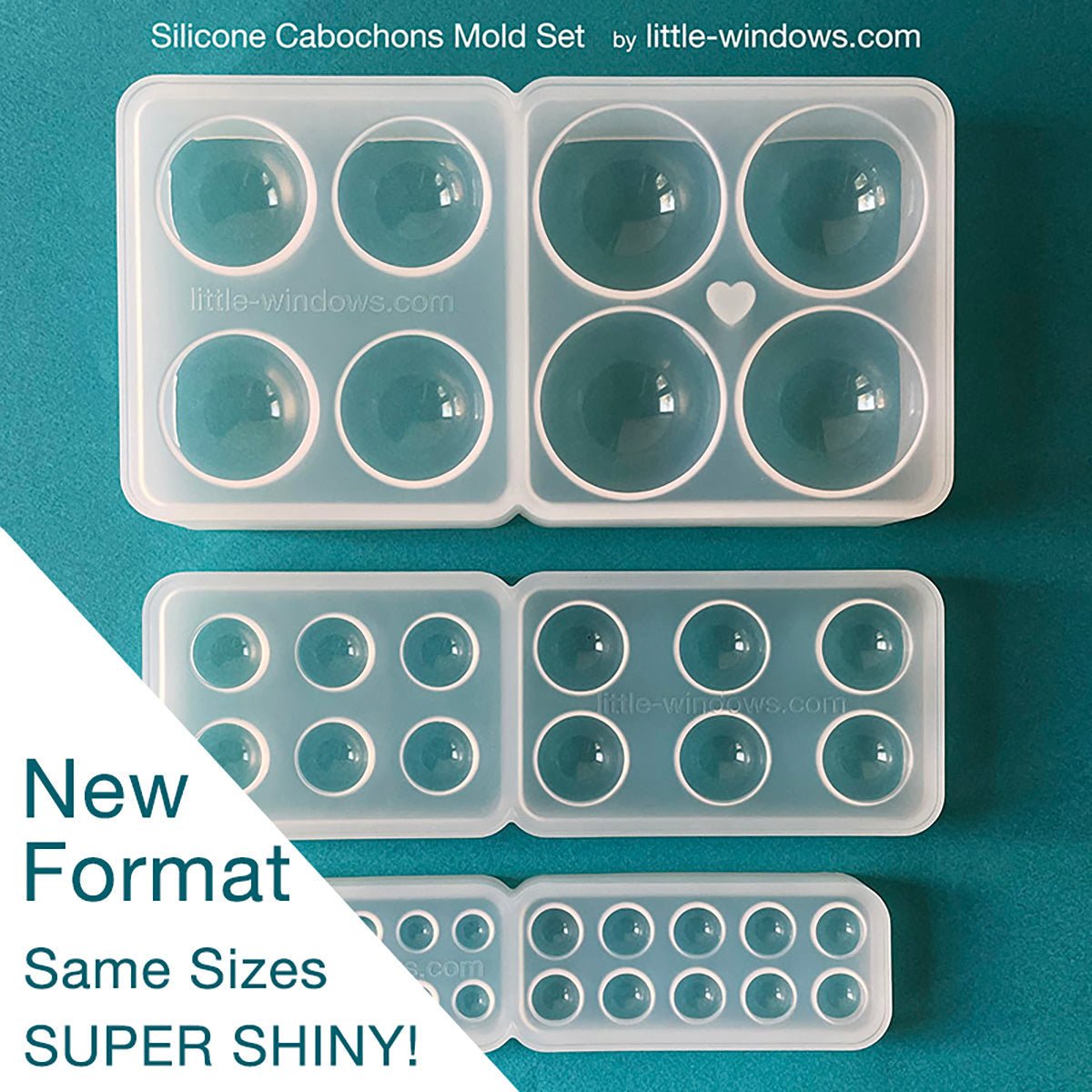 Silicone Cabochons Mold - Microfleur