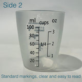 Silicone Measuring Cup for Resin (10 - 100ml) - Microfleur