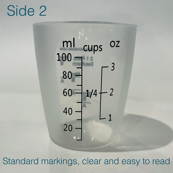 Silicone Measuring Cup for Resin (10 - 100ml) - Microfleur