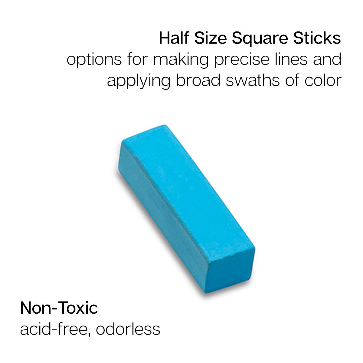 Soft Square Pastels Half Sticks 50 pc - Microfleur