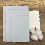 Something Blue Handmade Cotton Paper (Set of 10) - Microfleur