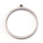 Stainless Steel Circle Open Back Bezel Pendant - Microfleur