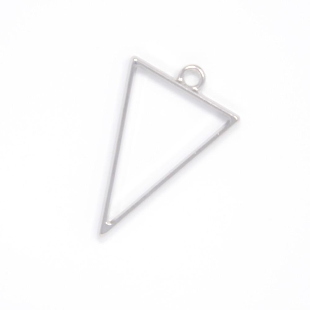 Triangle Open Back Bezel Pendant - Microfleur