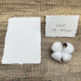 White 150gsm Handmade Cotton Paper (Set of 10) - Microfleur